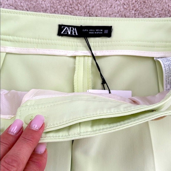 Zara pistachio green pants - Picture 4 of 7